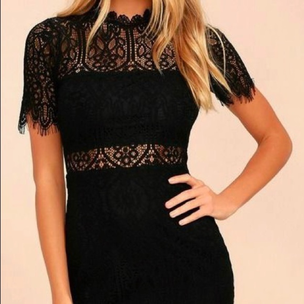 Remarkable Black Lace Dress